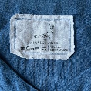 Not perfect linen summer top—100% linen